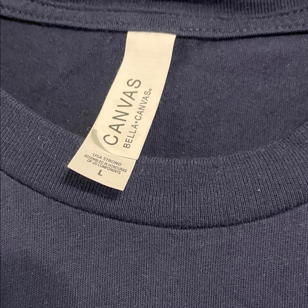 Bella Canvas Navy Blue Medical Terminology Tee - Picture 2 of 4
